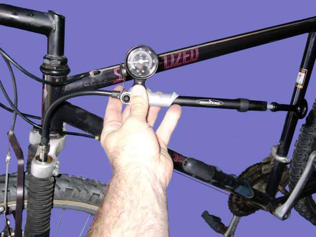 bicycle air shock pump